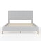Martha Stewart Britta Queen Upholstered Platform Bed w/Rounded Headboard, Piped Detailing/Cushioned Siderails, Gry TW-3WDB01B-Q-GY-MS - alternate 9